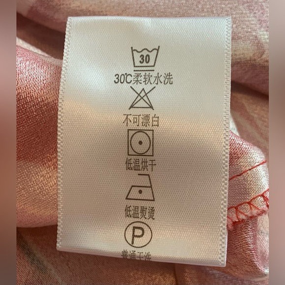 Farm Rio Philipa Maxi Dress size Large Red Tropical Floral Palm Leaf Print Boho - Picture 11 of 14